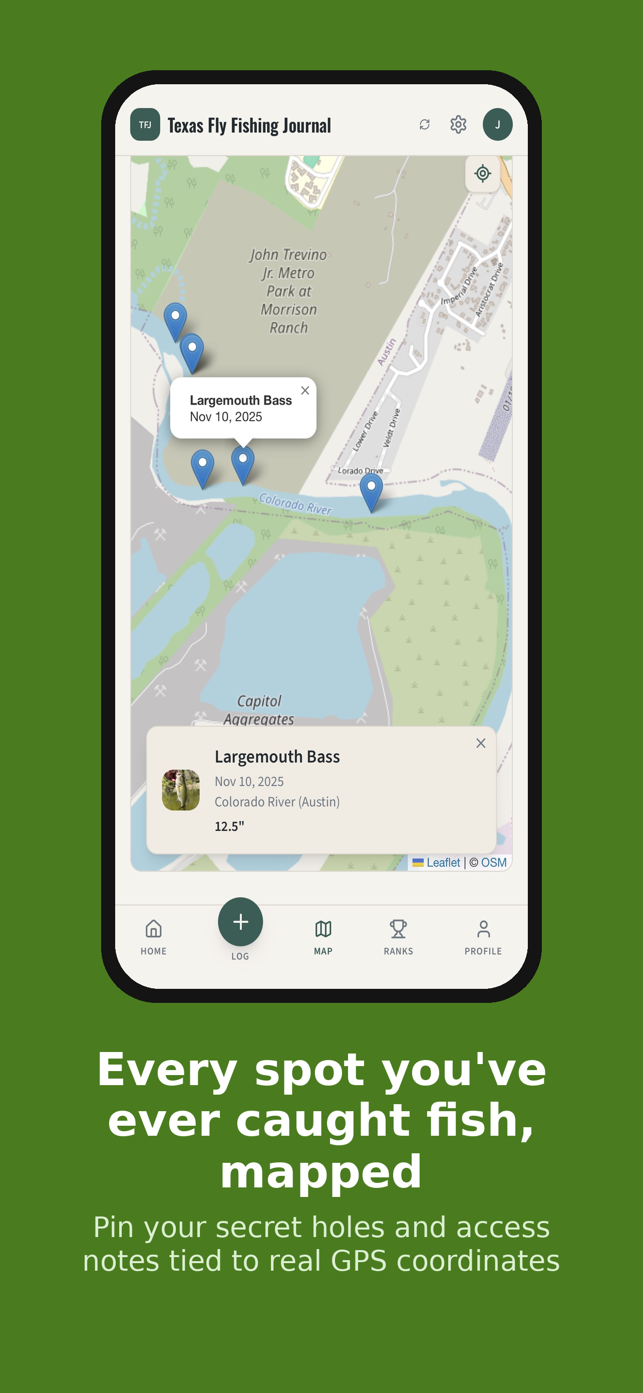 Catch map